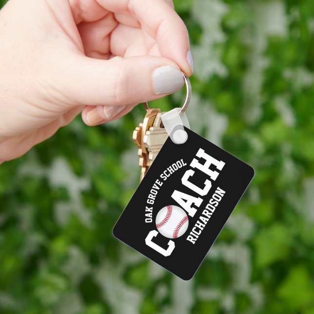 Baseball / Softball Coach  Keychain (Hand)