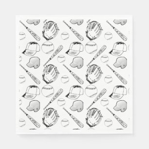 Baseball/ Softball Collage Napkins