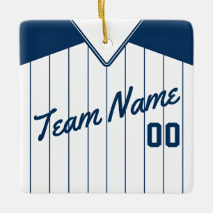 Baseball Softball Jersey Personalized Ornament