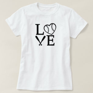 Baseball Softball Love T-Shirt
