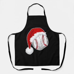Baseball, Softball lovers - Xmas Santa Claus Hat Apron