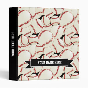 Baseball Softball Pattern Binder