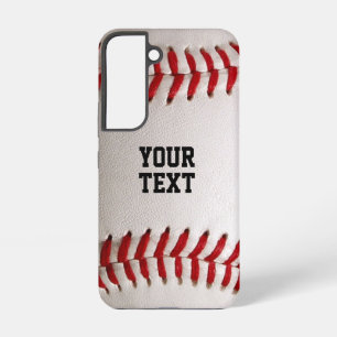 Baseball Softball Stitching Custom Text Samsung Galaxy Case
