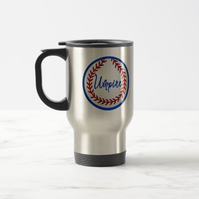 Baseball, Softball, Tee Ball, Knothole - SRF Travel Mug (Left)