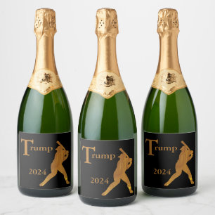 Baseball Sparkling Wine Label