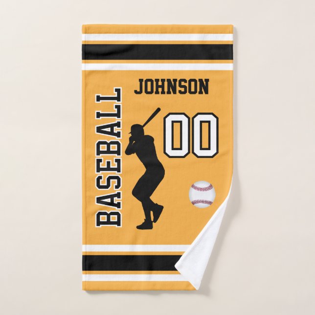 Baseball Sport - 100% Customizable  Hand Towel (Hand Towel)