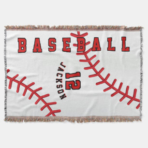 Baseball Sport Ball Design Throw Blanket
