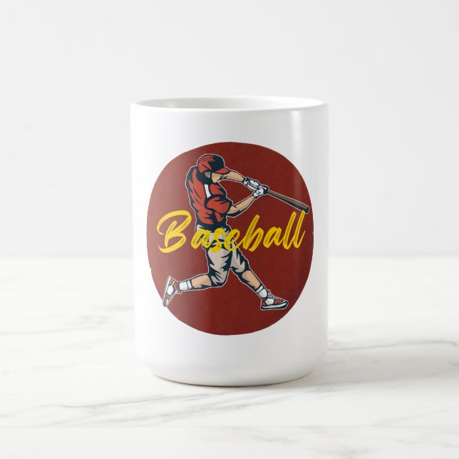 Baseball Sport Coffee Mug (Center)