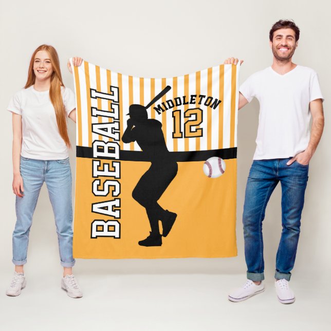 Baseball ⚾ Sport - Gold Fleece Blanket (In Situ)