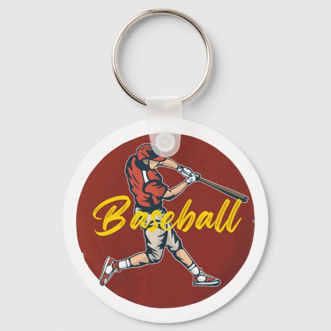 Baseball Sport Keychain (Front)