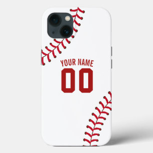 Baseball Sport Team Jersey Custom Name iPhone 13 Case