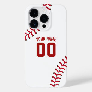 Baseball Sport Team Jersey Custom Name Case-Mate iPhone 14 Pro Case