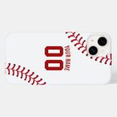 Baseball Sport Team Jersey Custom Name Case-Mate iPhone Case (Back (Horizontal))