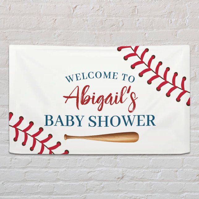 Baseball Sports Baby Shower  Banner (Creator Uploaded)