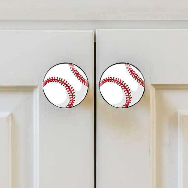 Baseball Sports Ceramic Knob (Creator Uploaded)