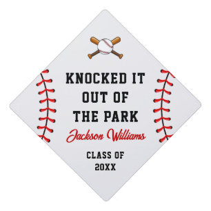 Baseball Sports Graduation Cap Topper