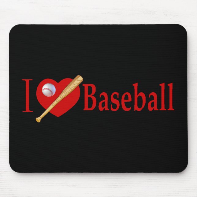 Baseball Sports Lover Gifts Mouse Pad (Front)