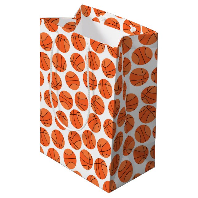 Baseball sports Pattern  Medium Gift Bag (Back Angled)