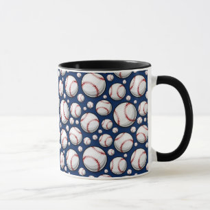 Baseball Sports Pattern Mug