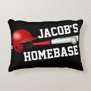 Baseball Sports Personalized Bedroom Pillow