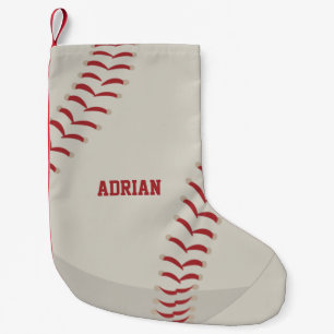 Baseball Sports Personalized  Small Christmas Stocking