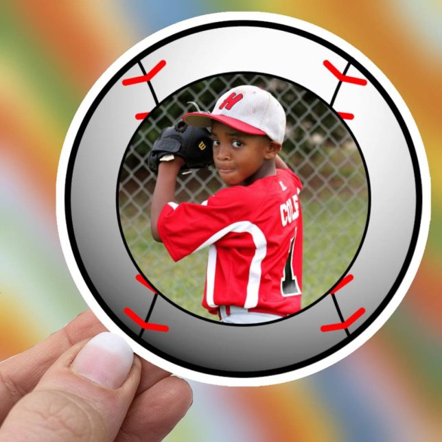 Baseball Sports Photo (Baseball or Softball Sticker)