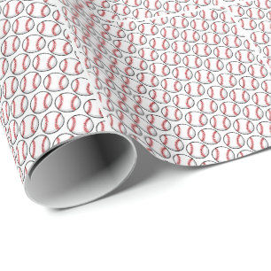 Baseball Sports Team Player Game Classic Fun Wrapping Paper
