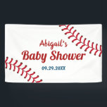 Baseball Sports Theme Baby Shower Welcome Banner<br><div class="desc">Baseball Sports Theme Baby Shower Welcome Banners.</div>