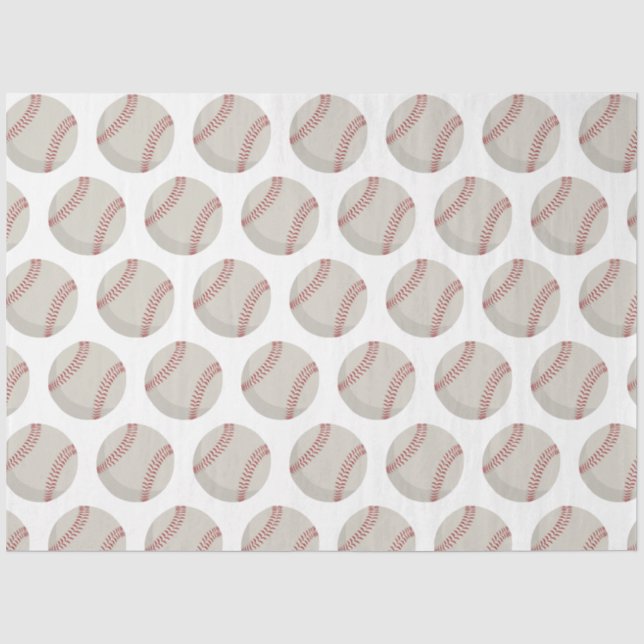 Baseball Sports Tissue Paper (Front)