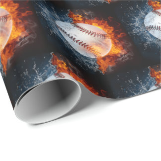 Baseball Sports Wrapping Paper