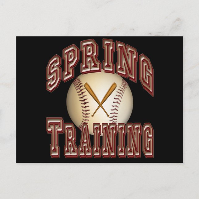 Baseball Spring Training Postcard (Front)