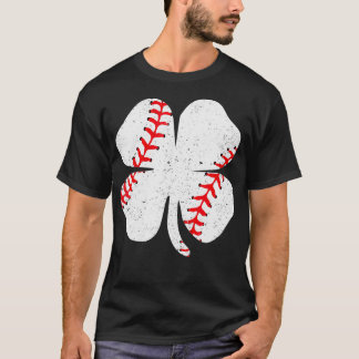 Baseball St Patricks Day Boys Men Catcher Pitcher  T-Shirt