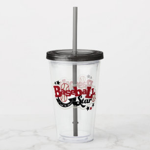 Baseball Star Acrylic Tumbler