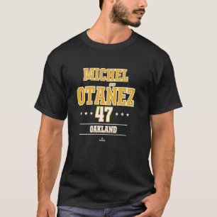 Baseball Star Michel Otanez Oakland MLBPA T-Shirt