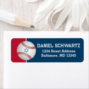 Baseball, Star of David Bar Mitzvah Adresse de ret