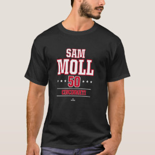 Baseball Star Sam Moll Cincinnati MLBPA T-Shirt
