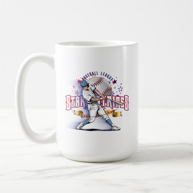 Baseball Stars & Stripes | #15 Classic Mug (Gauche)