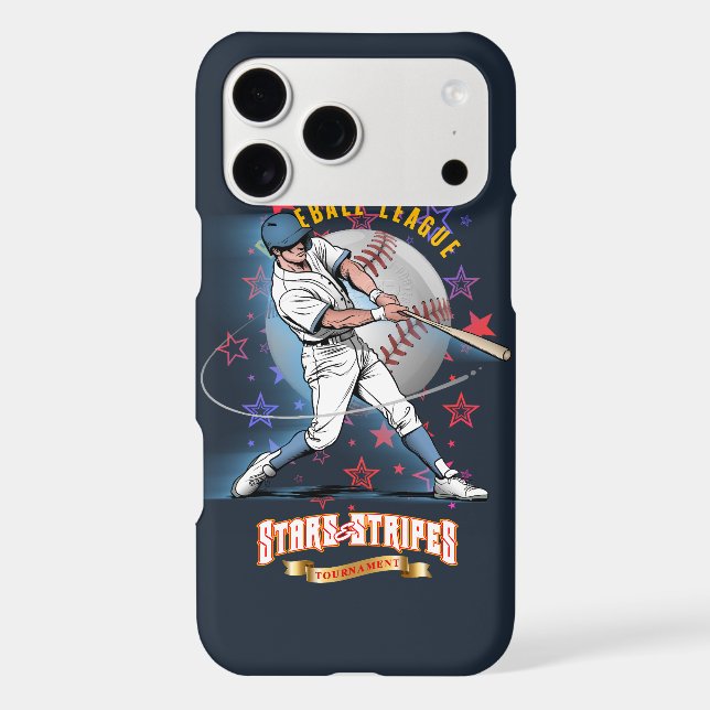 Baseball Stars & Stripes (Dark mode) | (Back)