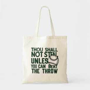 Baseball Stealing Humour Shirt Tote Bag