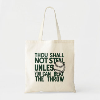 Baseball Stealing Humour Shirt Tote Bag