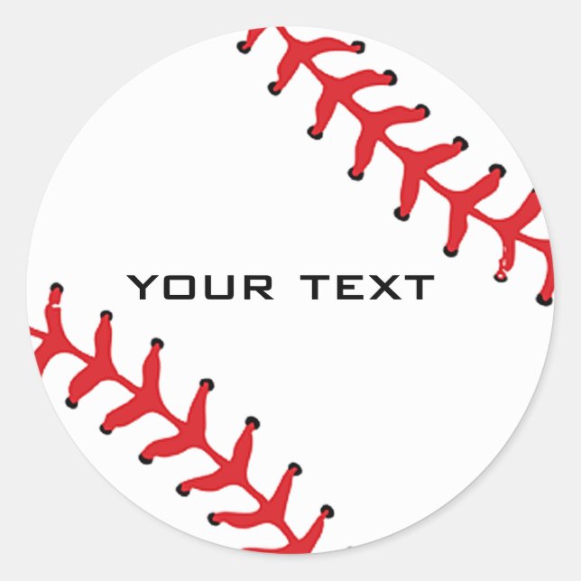 Baseball Sticker (Front)