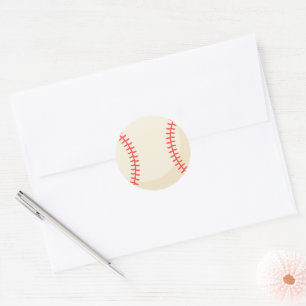 Baseball Stickers Sports Party Envelope Seal