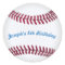 Baseball Stickers with Custom Words