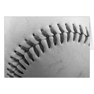 BASEBALL Stitches (black and white)