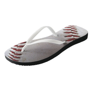 Baseball Stitches Flip Flops