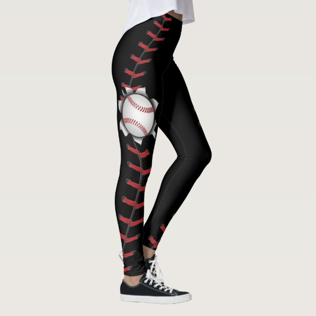 Baseball Stitches Season Leggings (Right)
