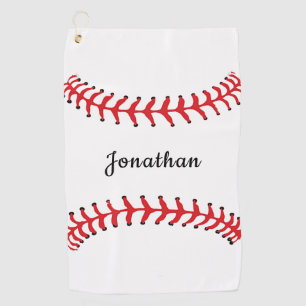 Baseball Stitching Design Golf Towel