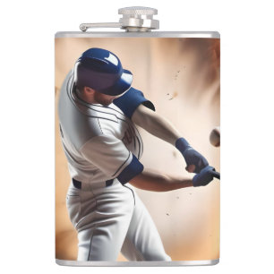 Baseball Super Play The Home Run, Hip Flask