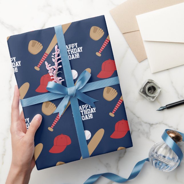 Baseball Super Star Wrapping Paper (Gifting)