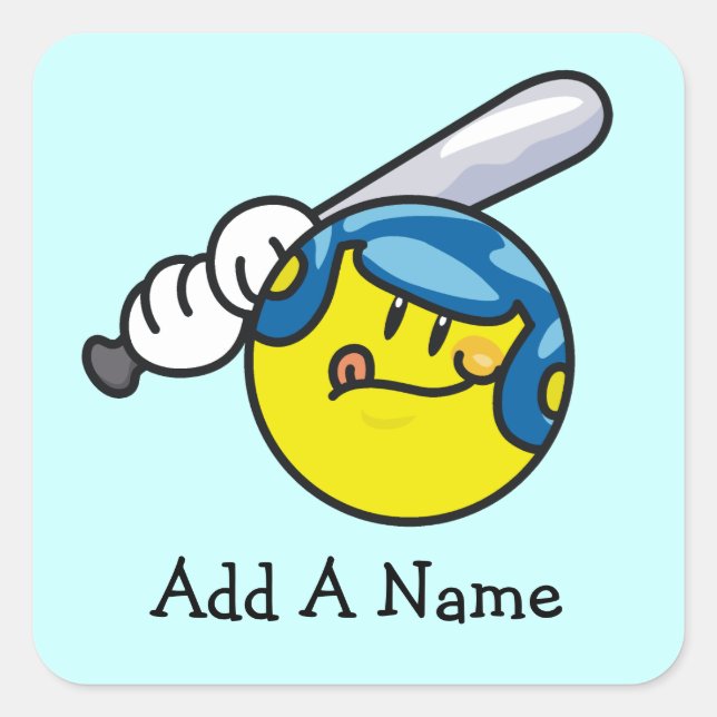 Baseball T-shirts and Gifts Square Sticker (Front)